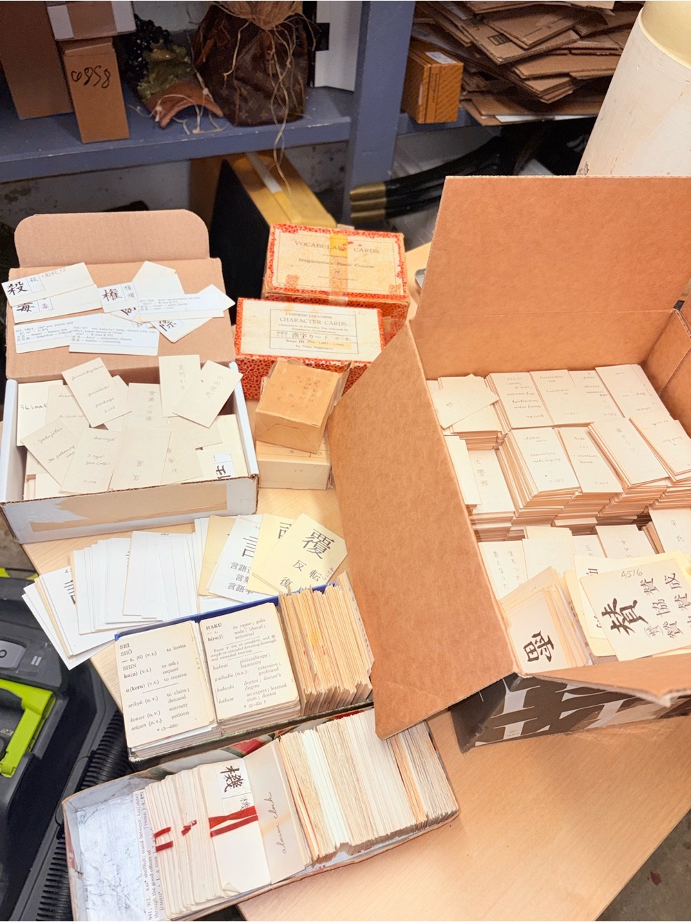 Vintage Chinese-Japanese Character Cards
